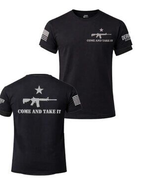 Mens Come & Take it T-Shirt - Black